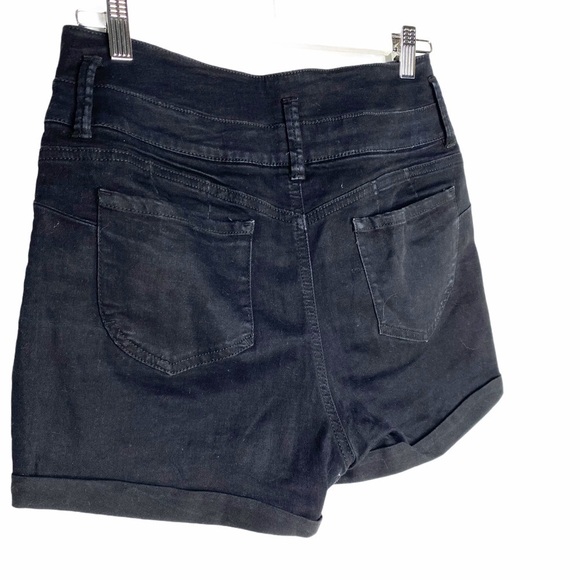 Hi Waist Up lift jean shortie shorts - Picture 8 of 10